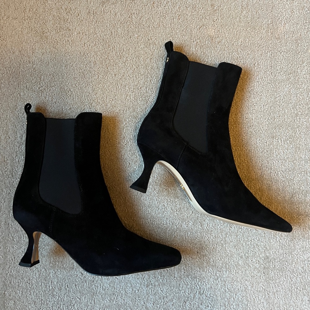 Suede Square Toe Kitten Heels | Sam Edelman, women’s size US 11